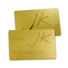 Gold Glitter Foil Personalized Design PVC Plastic Business Calling Name Cards